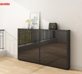 MẪU TỦ GIÀY THÔNG MINH CÁNH CỬA ACRYLIC TG-03