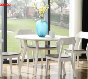 BÀN ĂN GIA ĐÌNH HÌNH TRÒN NHỎ GỌN GB-4778