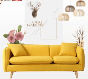 GHẾ SOFA BỌC NỈ CHẤT LƯỢNG CAO GB-8280