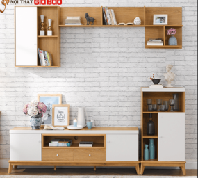 KỆ TIVI GỖ PHÒNG KHÁCH THIẾT KẾ TIỆN DỤNG QN14