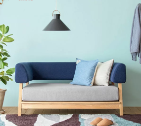 GHẾ SOFA BỌC NỈ KIỂU DÁNG HIỆN ĐẠI GB-8281