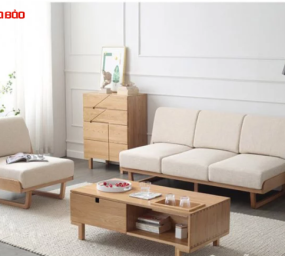 GHẾ SOFA GIA ĐÌNH BẰNG GỖ TỰ NHIÊN HIỆN ĐẠI GB-8297