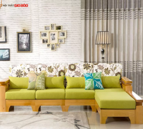 GHẾ SOFA PHÒNG KHÁCH KIỂU CHỮ L BỌC NỈ GB-8294