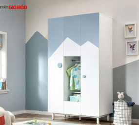 TỦ ĐỰNG QUẦN ÁO GIA ĐÌNH GỖ CÔNG NGHIỆP ĐẸP HIỆN ĐẠI GB-5695