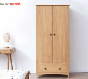 TỦ ĐỰNG QUẦN ÁO GỖ SỒI TỰ NHIÊN ĐẸP HIỆN ĐẠI GB-5759