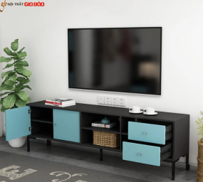 KỆ TIVI GỖ CÔNG NGHIỆP PHÒNG KHÁCH THIẾT KẾ HIỆN ĐẠI GB-3307