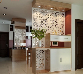 VÁCH NGĂN GỖ BẾP HIỆN ĐẠI GHO-530