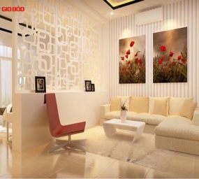 VÁCH NGĂN GỖ TRANG TRÍ MDF HIỆN ĐẠI GHO-508