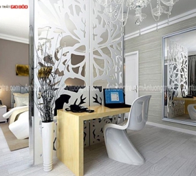 VÁCH GỖ HOA VĂN TRANG TRÍ HIỆN ĐẠI GHO-503