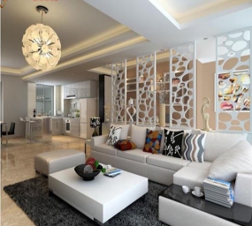VÁCH GỖ TRANG TRÍ PHÒNG KHÁCH HIỆN ĐẠI GHO-527