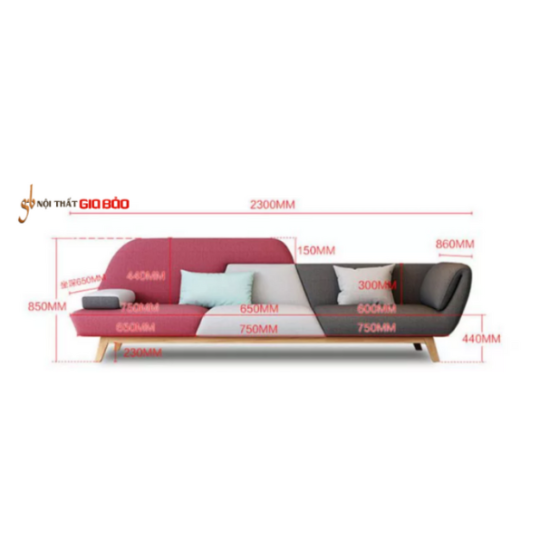  GHẾ SOFA PHÒNG KHÁCH THIẾT KẾ ĐẸP GB-8284