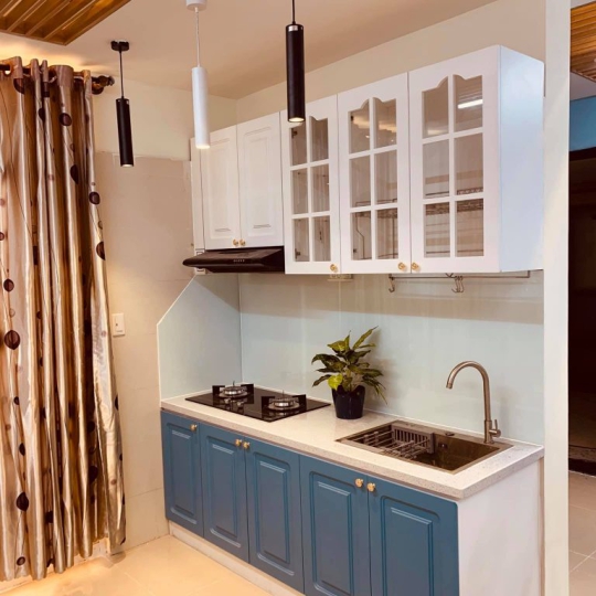 Hình ảnh thi công nội thất phòng bếp