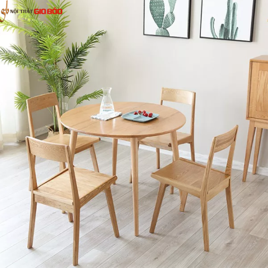BÀN ĂN GIA ĐÌNH HÌNH TRÒN HIỆN ĐẠI GB-4644