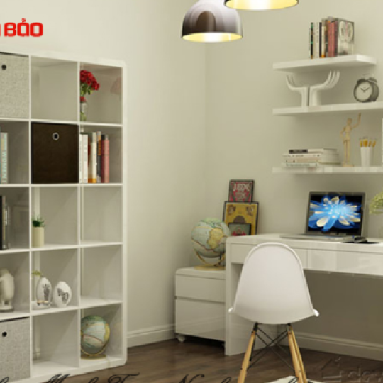 [NHẬP KHẨU] BÀN LÀM VIỆC TẠI NHÀ ĐƠN GIẢN MÀU TRẮNG BLV03
