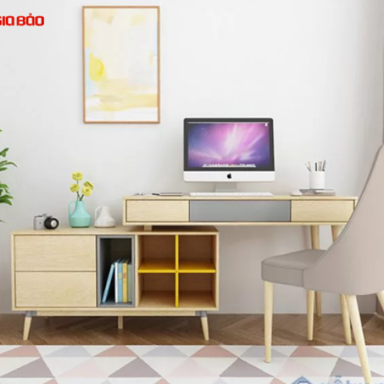 BÀN LÀM VIỆC ĐẸP BẰNG GỖ CÔNG NGHIỆP GB-4620