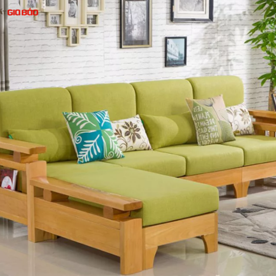 GHẾ SOFA PHÒNG KHÁCH KIỂU CHỮ L BỌC NỈ GB-8294