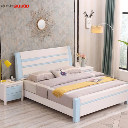 GIƯỜNG NGỦ GỖ GIA ĐÌNH PHUN SƠN HIỆN ĐẠI GB-9066