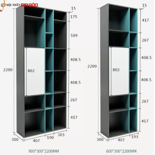GIÁ SÁCH GIA ĐÌNH THIẾT KẾ ĐẸP HIỆN ĐẠI GB-2149