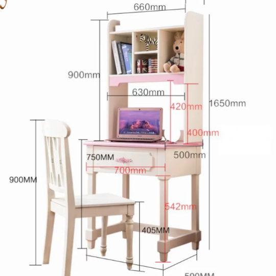  BÀN HỌC GỖ TỰ NHIÊN LIỀN GIÁ SÁCH ĐA NĂNG GB-4839