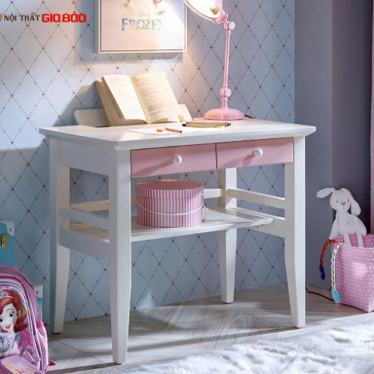  BÀN HỌC KẾT HỢP GIÁ SÁCH GỖ TỰ NHIÊN HIỆN ĐẠI GBH-4843