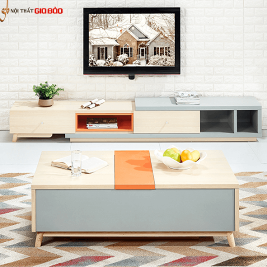 KỆ TIVI PHÒNG KHÁCH THIẾT KẾ THÔNG MINH GB-3313