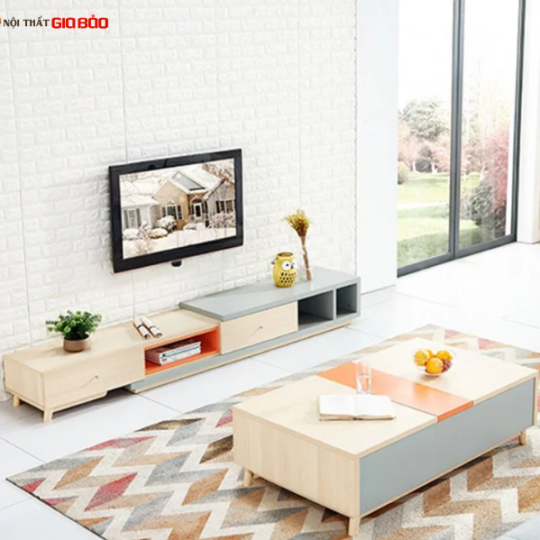 KỆ TIVI PHÒNG KHÁCH THIẾT KẾ THÔNG MINH GB-3313
