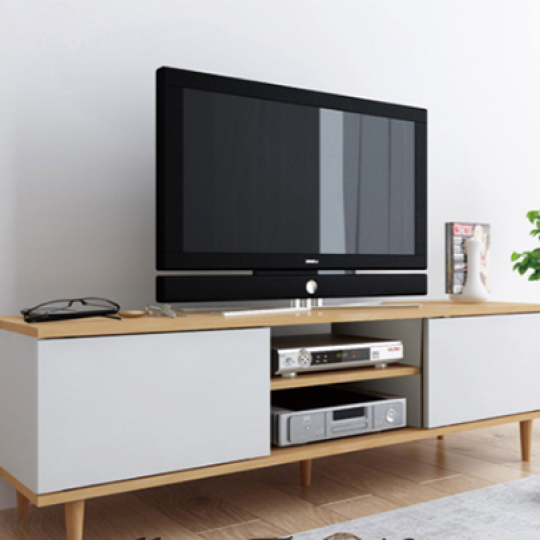 MẪU KỆ TIVI BẰNG GỖ CÔNG NGHIỆP ĐẸP KTV01