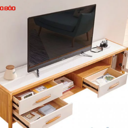 MẪU KỆ TIVI GỖ SỒI ĐẶT PHÒNG KHÁCH GB-3316
