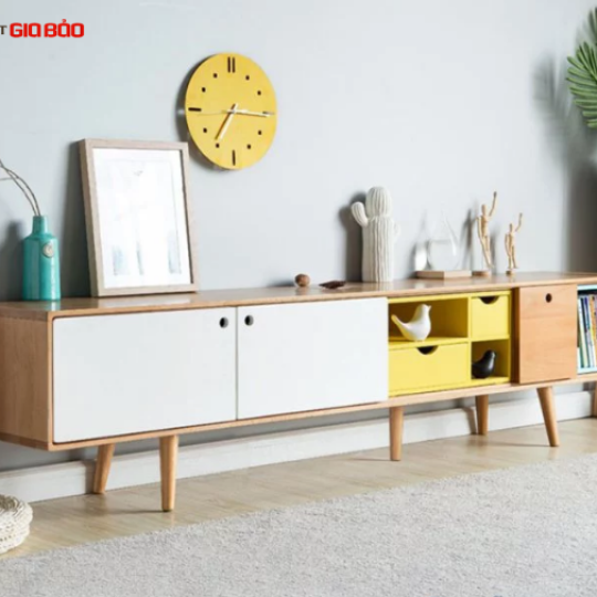 KỆ TIVI PHÒNG KHÁCH GỖ CÔNG NGHIỆP HIỆN ĐẠI GB-3306