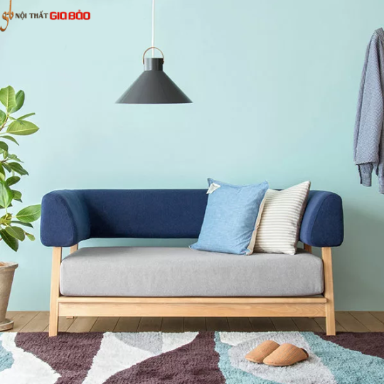 GHẾ SOFA BỌC NỈ KIỂU DÁNG HIỆN ĐẠI GB-8281