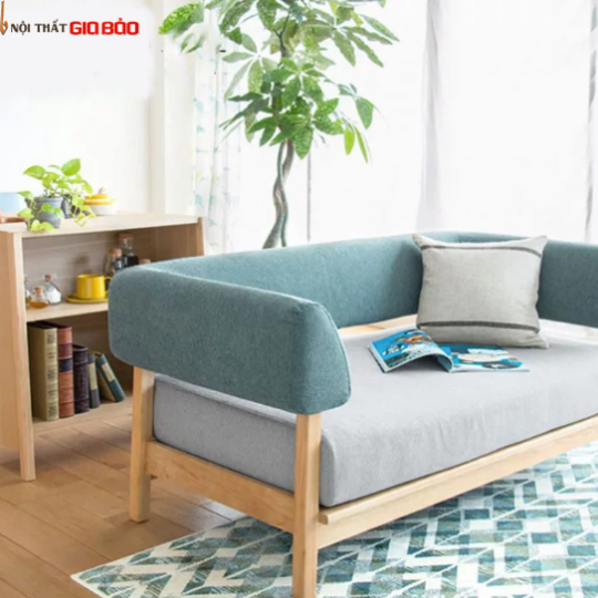 GHẾ SOFA BỌC NỈ KIỂU DÁNG HIỆN ĐẠI GB-8281