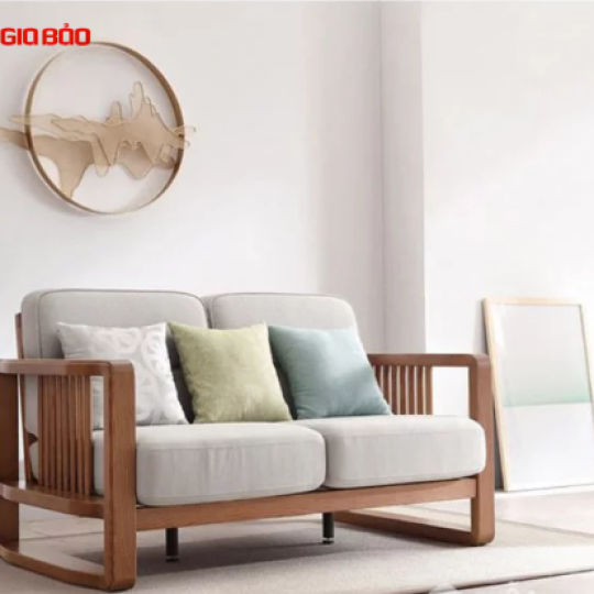 GHẾ SOFA GIA ĐÌNH GỖ TỰ NHIÊN THIẾT KẾ ĐẸP HIỆN ĐẠI GB-8300