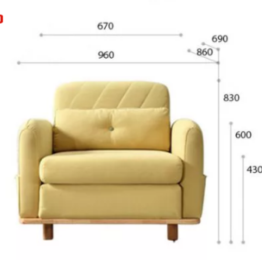 GHẾ SOFA HIỆN ĐẠI CHO PHÒNG KHÁCH GIA ĐÌNH GB-8291