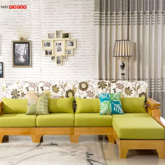 GHẾ SOFA PHÒNG KHÁCH KIỂU CHỮ L BỌC NỈ GB-8294