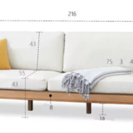 GHẾ SOFA PHÒNG KHÁCH PHONG CÁCH THANH LỊCH GB-8293