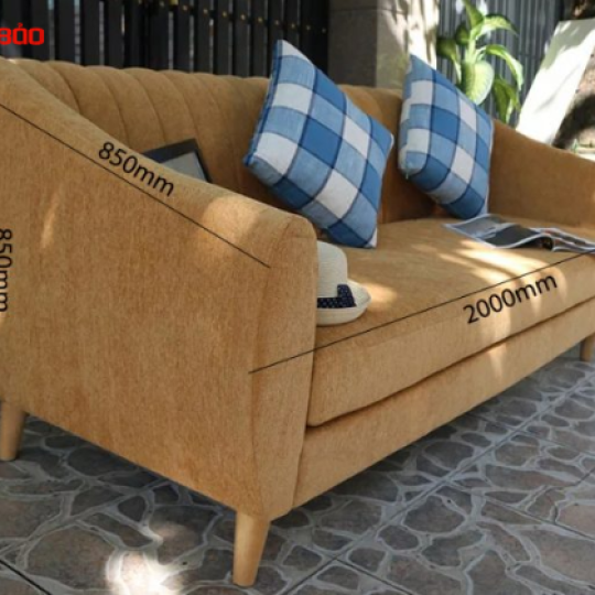 BỘ SOFA GÓC DOLLY MÀU VÀNG ĐẤT HIỆN ĐẠI GB-8008