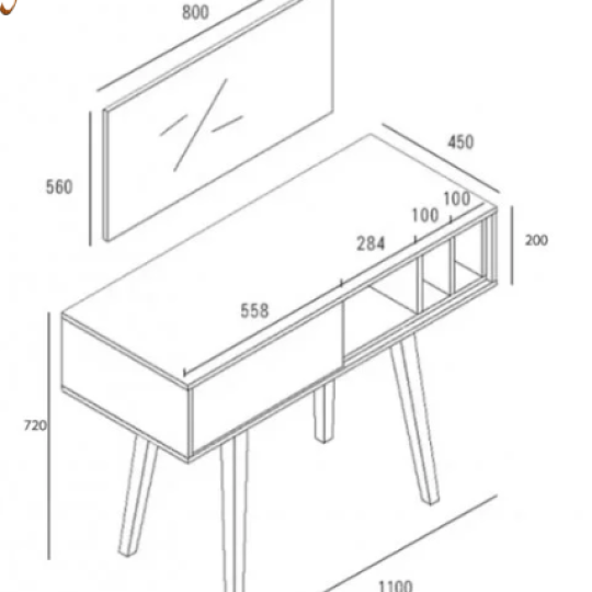 BÀN TRANG ĐIỂM CÁ NHÂN THIẾT KẾ HIỆN ĐẠI GB-4626
