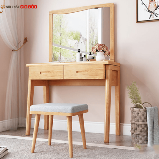 BÀN TRANG ĐIỂM CÁ NHÂN TỪ GỖ TỰ NHIÊN GB-4593