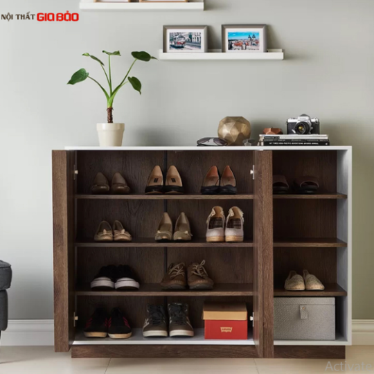 MẪU TỦ GIÀY CÁNH MỞ ĐỘC ĐÁO TG-01