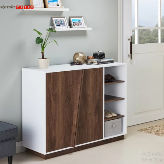MẪU TỦ GIÀY CÁNH MỞ ĐỘC ĐÁO TG-01