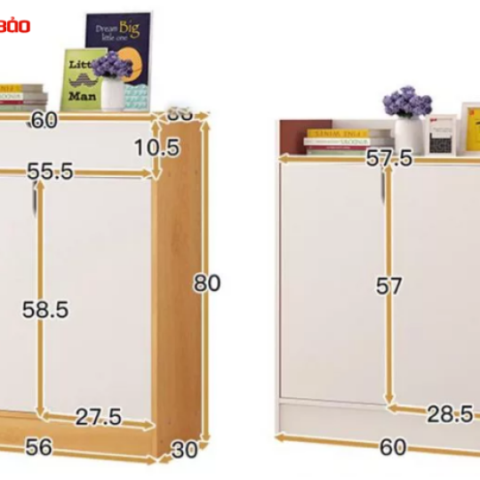 TỦ ĐỂ GIÀY DÉP GIA ĐÌNH NHỎ GỌN GB-566