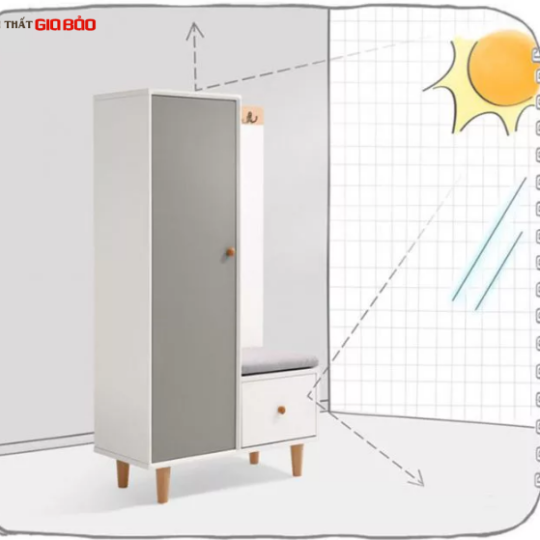 TỦ ĐỂ GIÀY DÉP KIỂU DÁNG NHỎ GỌN TIỆN DỤNG GB-5494