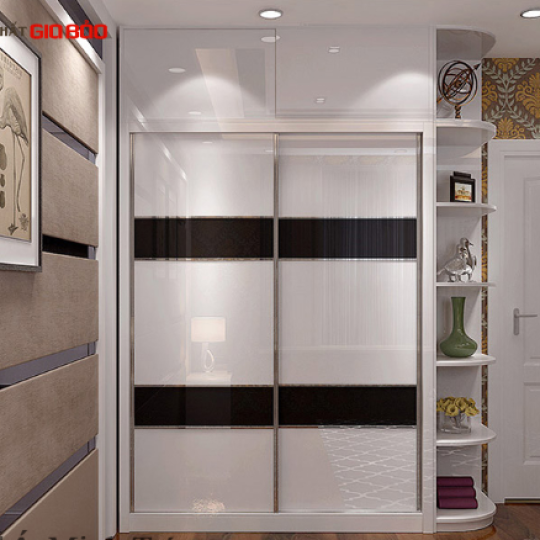 MẪU TỦ QUẦN ÁO CAO CẤP CÁNH ACRYLIC QA01