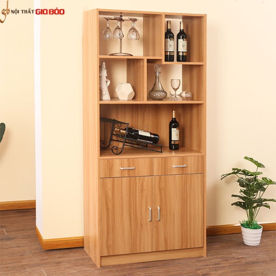 TỦ RƯỢU GỖ CÔNG NGHIỆP THIẾT KẾ NHỎ GỌN GHS-5583