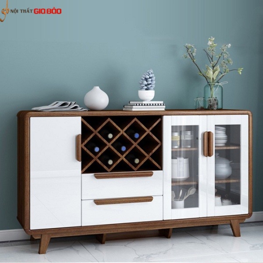 TỦ RƯỢU PHÒNG KHÁCH GỖ CÔNG NGHIỆP ĐẸP HIỆN ĐẠI GHS-5704