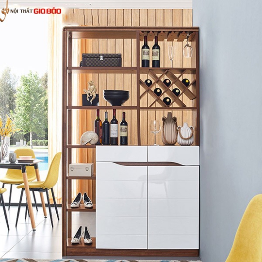 TỦ RƯỢU TRƯNG BÀY GỖ SANG TRỌNG ĐA NĂNG GHS-5773