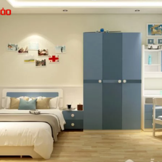 TỦ ĐỰNG QUẦN ÁO BẰNG GỖ THIẾT KẾ ĐA NĂNG TIỆN NGHI GB-5761