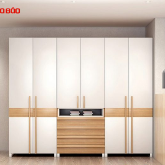 TỦ ĐỰNG QUẦN ÁO GIA ĐÌNH GỖ CÔNG NGHIỆP HIỆN ĐẠI GB-5691
