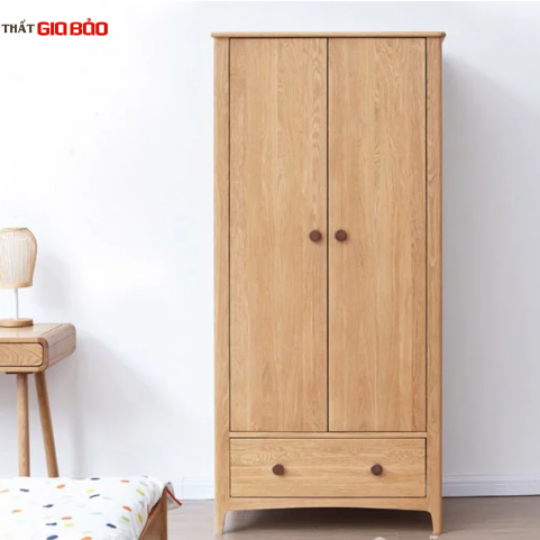 TỦ ĐỰNG QUẦN ÁO GỖ SỒI TỰ NHIÊN ĐẸP HIỆN ĐẠI GB-5759
