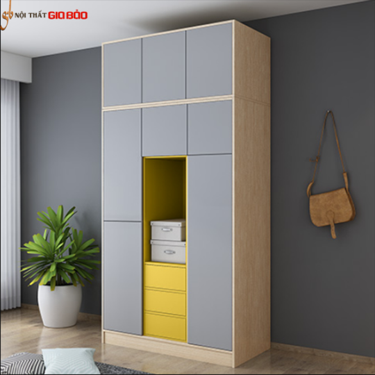 TỦ ĐỰNG QUẦN ÁO THIẾT KẾ ĐẸP KIỂU DÁNG NHỎ GỌN GB-5576
